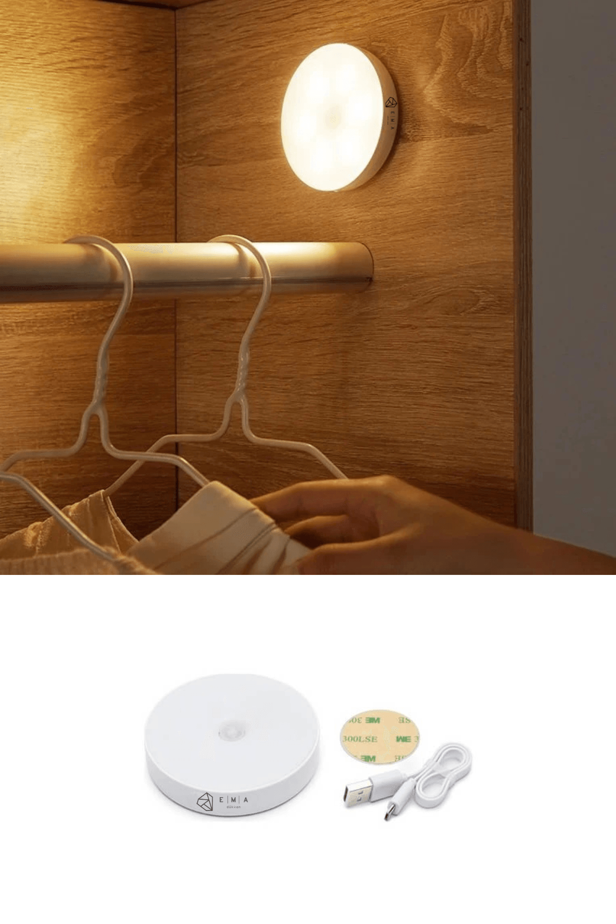 Sensörlü Led Kabin Işığı