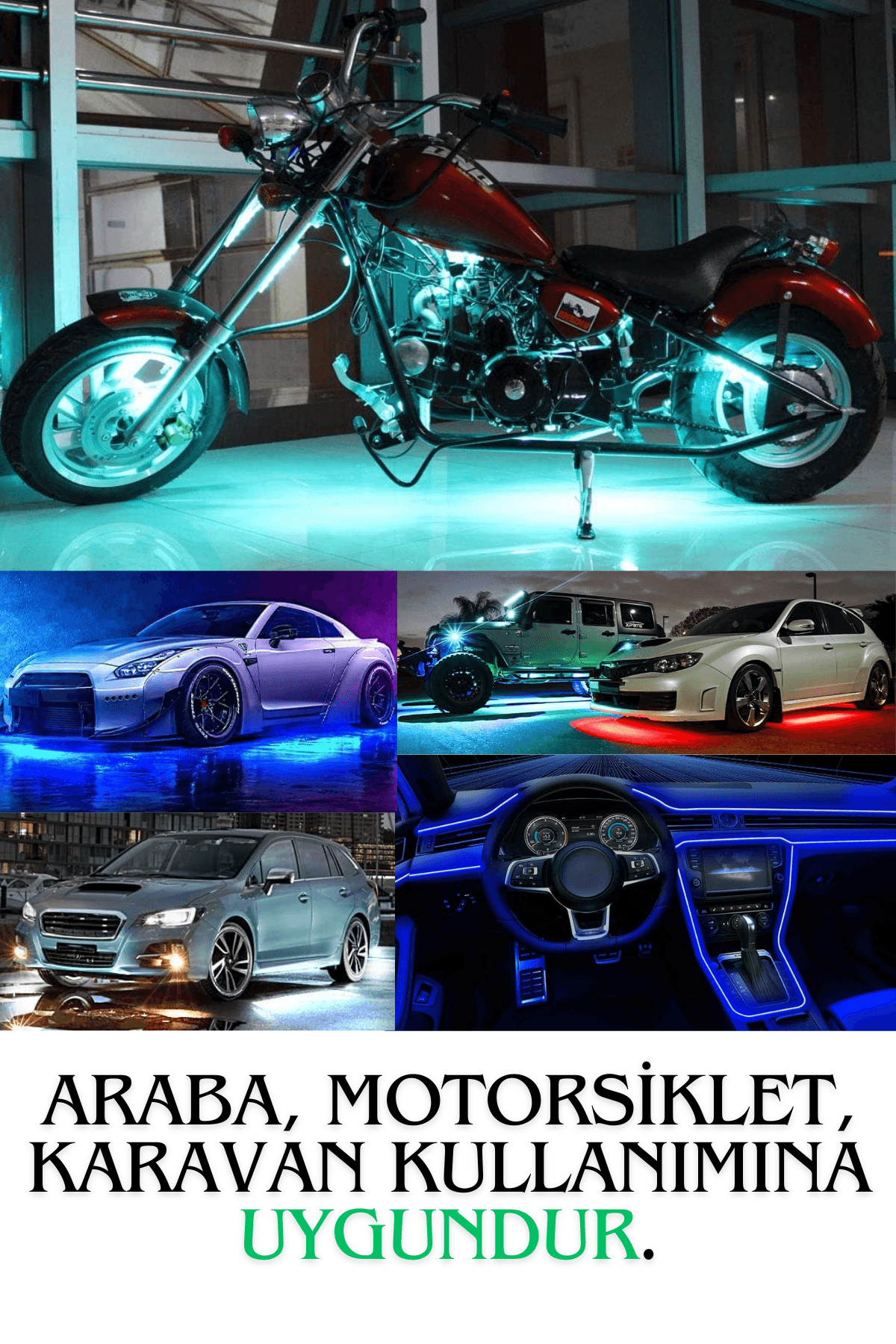12 Volt Naturel Beyaz Neon Şerit Led (1 cm)