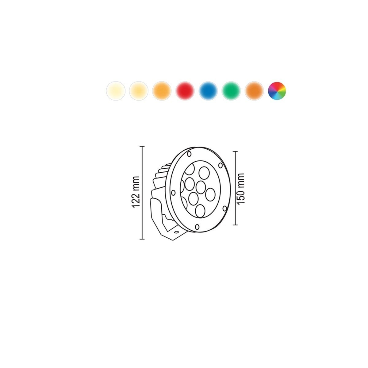 Bahçe Armatürü 9W Fl-2080