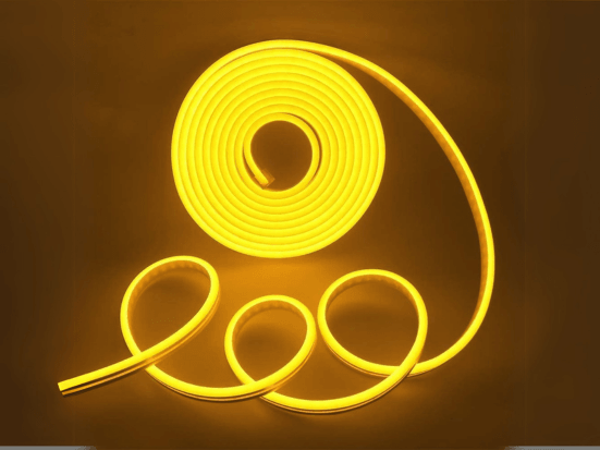 12 Volt Amber Neon Şerit Led
