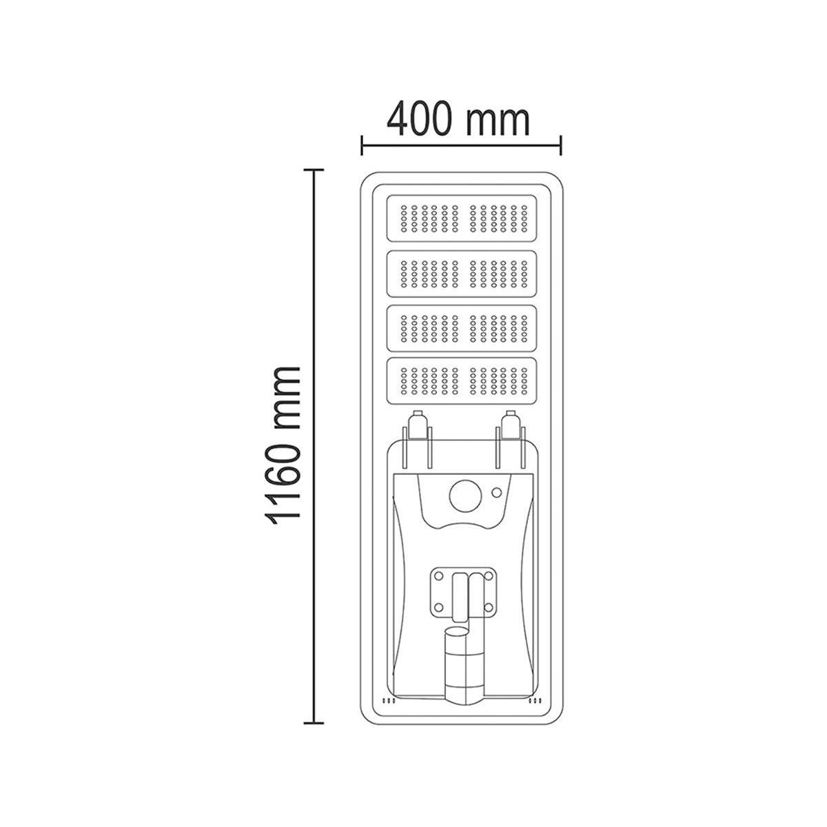 Forlife Solar Sokak Lambası 400W 6500k Beyaz FL-3186