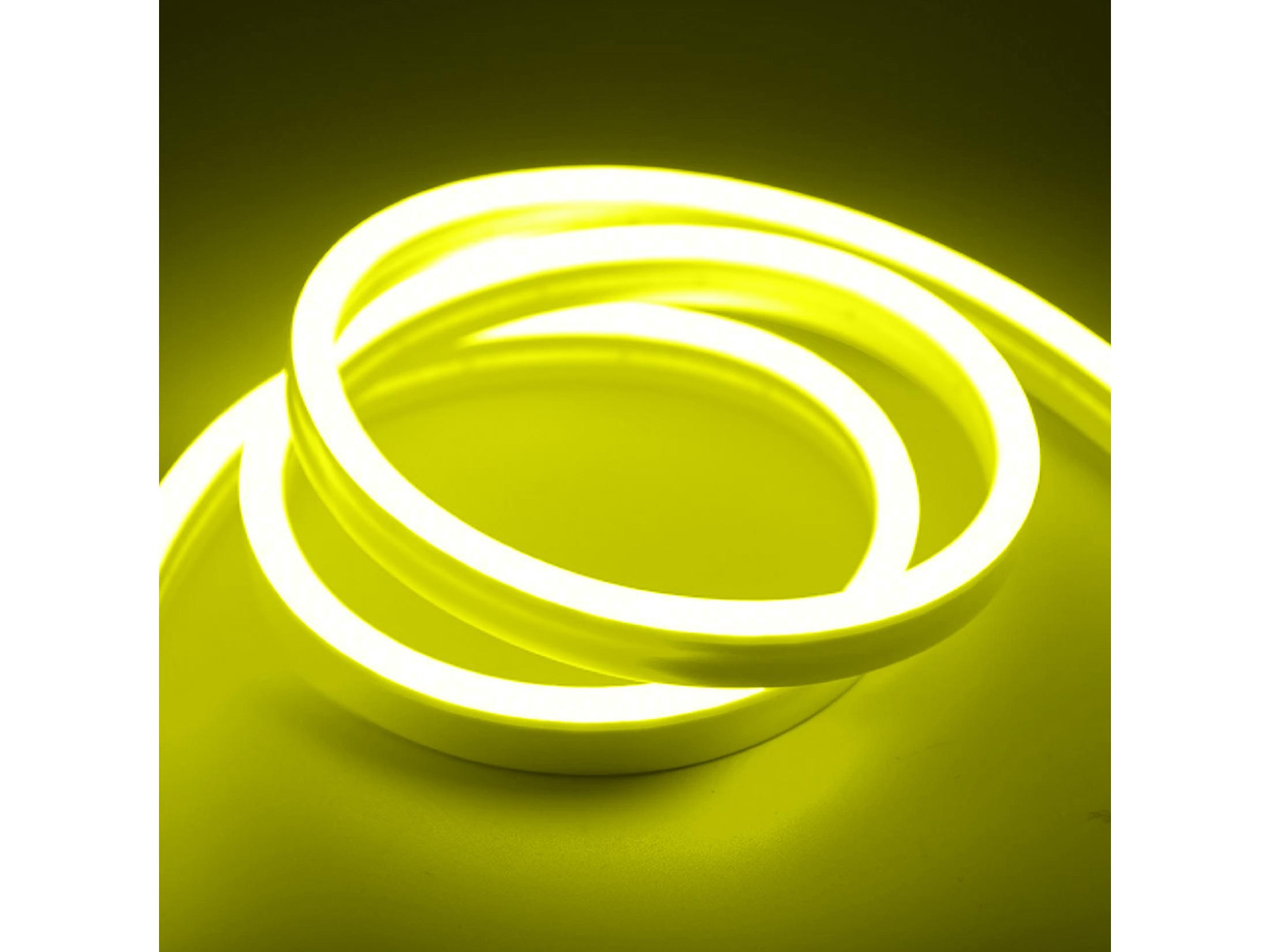 220 Volt Limon Sarısı Neon Şerit Led
