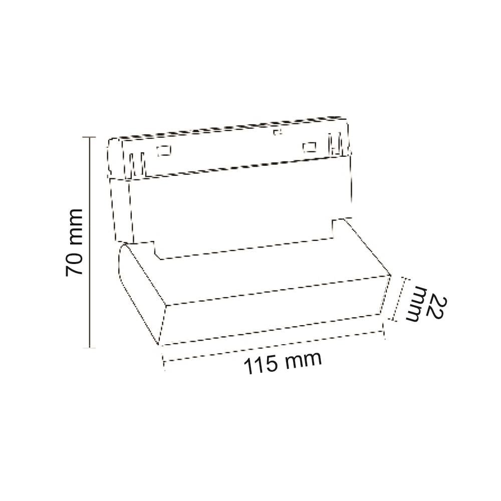 Forlife Opak Difüzörlü Hareketli Magnet Armatür 6W 3200K Gün Işığı FL-6681