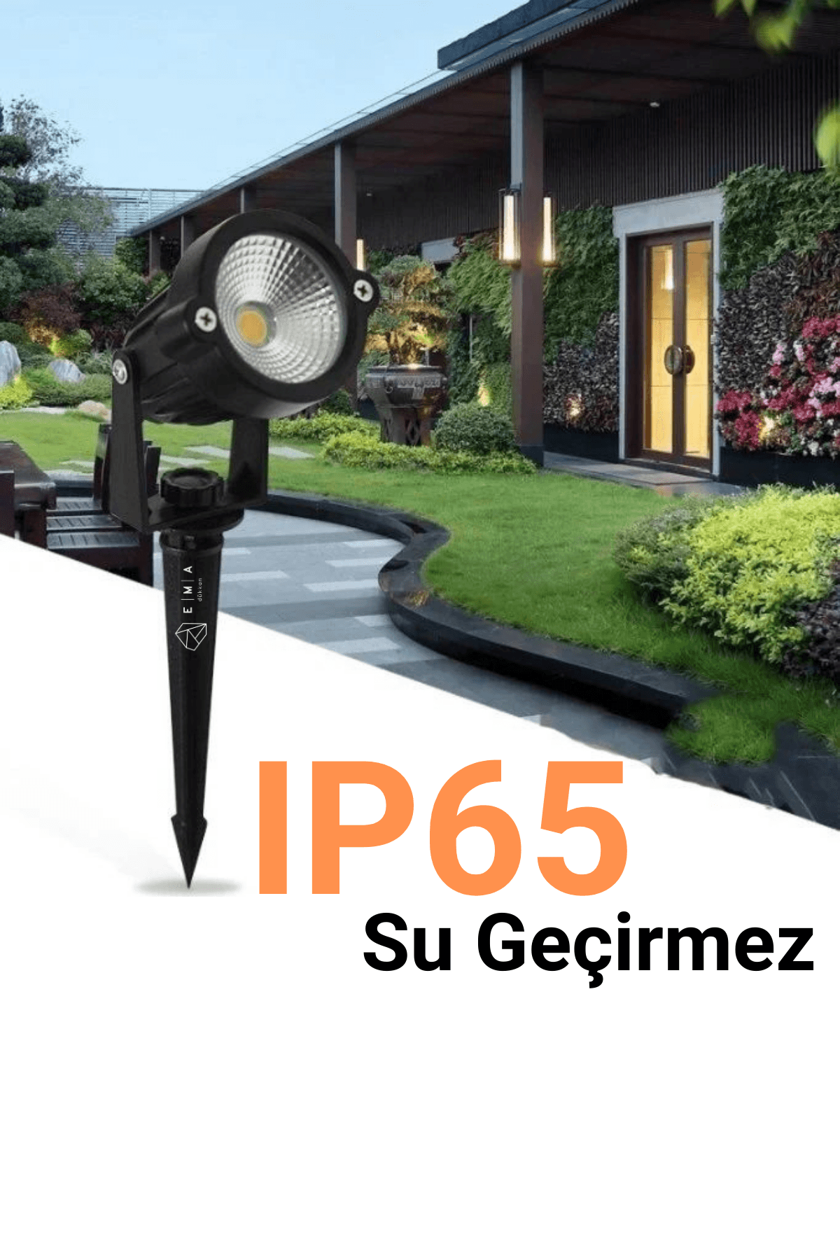 7W Kazıklı Çim Armatürü IP65 SMD LED Dış Mekan Aydınlatma