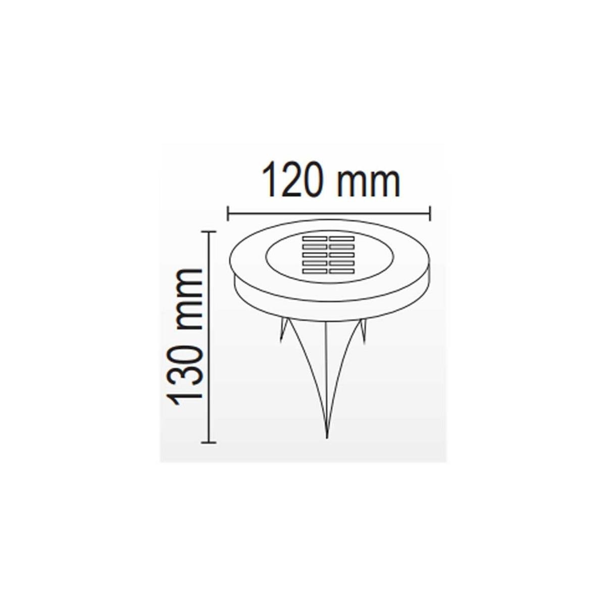 Forlife Solar Çim Armatürü 5W 3200k Gün Işığı FL-3262