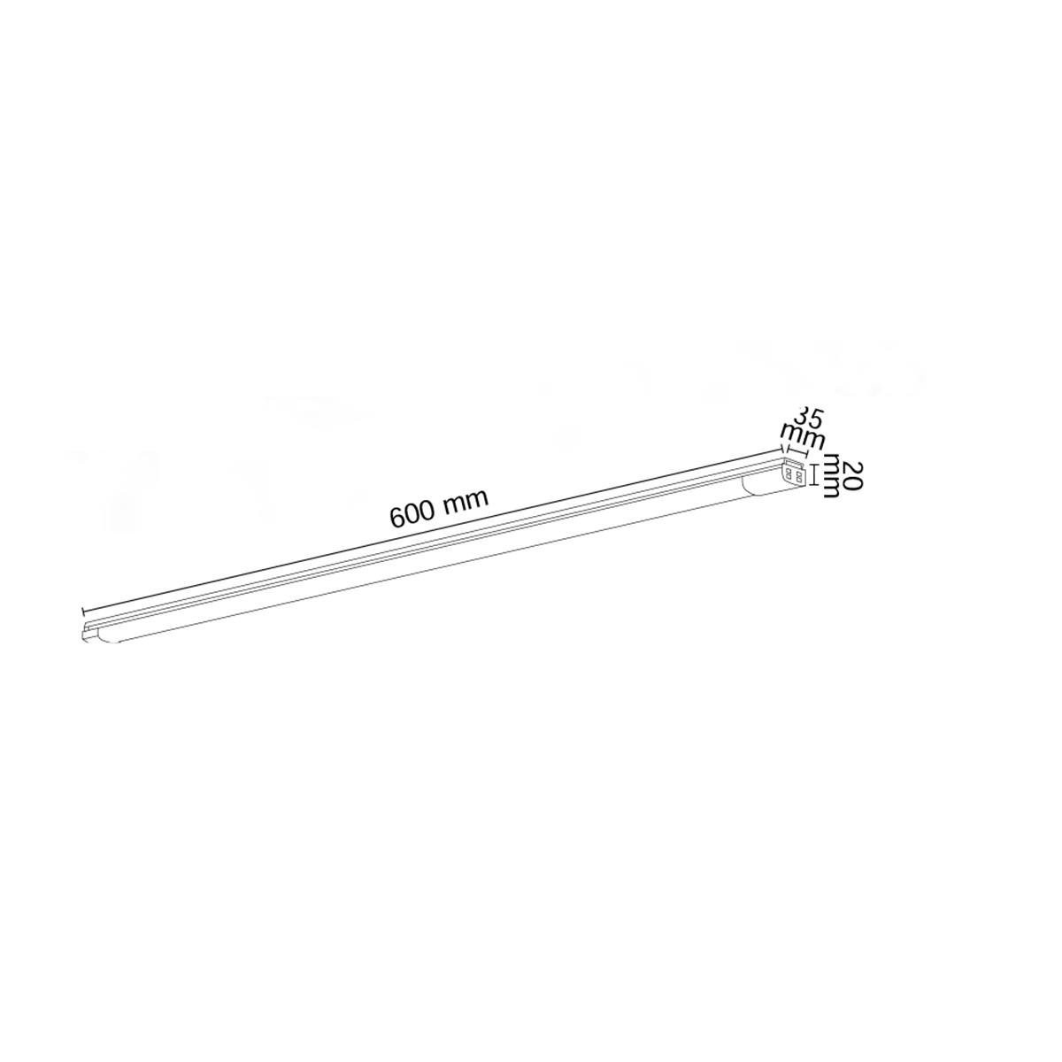 Forlife Opak Difüzörlü Pro Magnet Armatür 20W 4000k Ilık Beyaz FL-5402