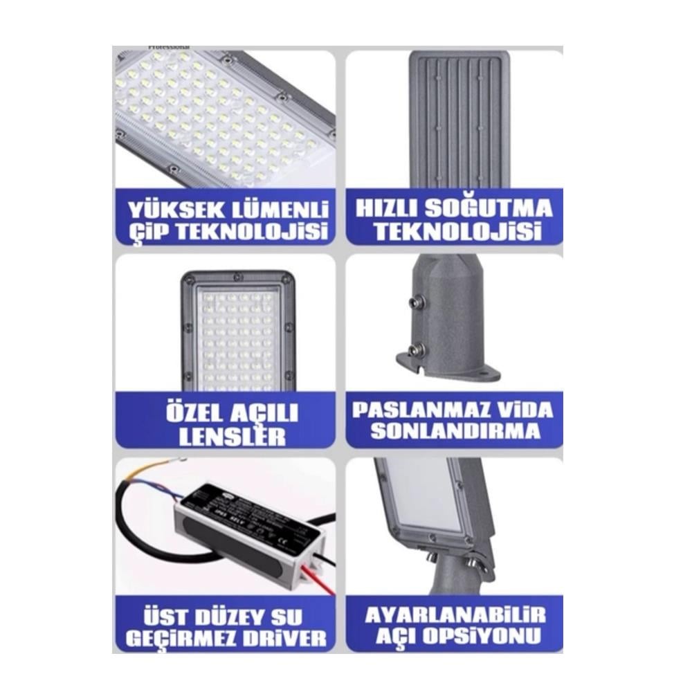 Forlife Profesyonel Sokak Armatürü 150W 4000K Ilık Beyaz Fl-6025