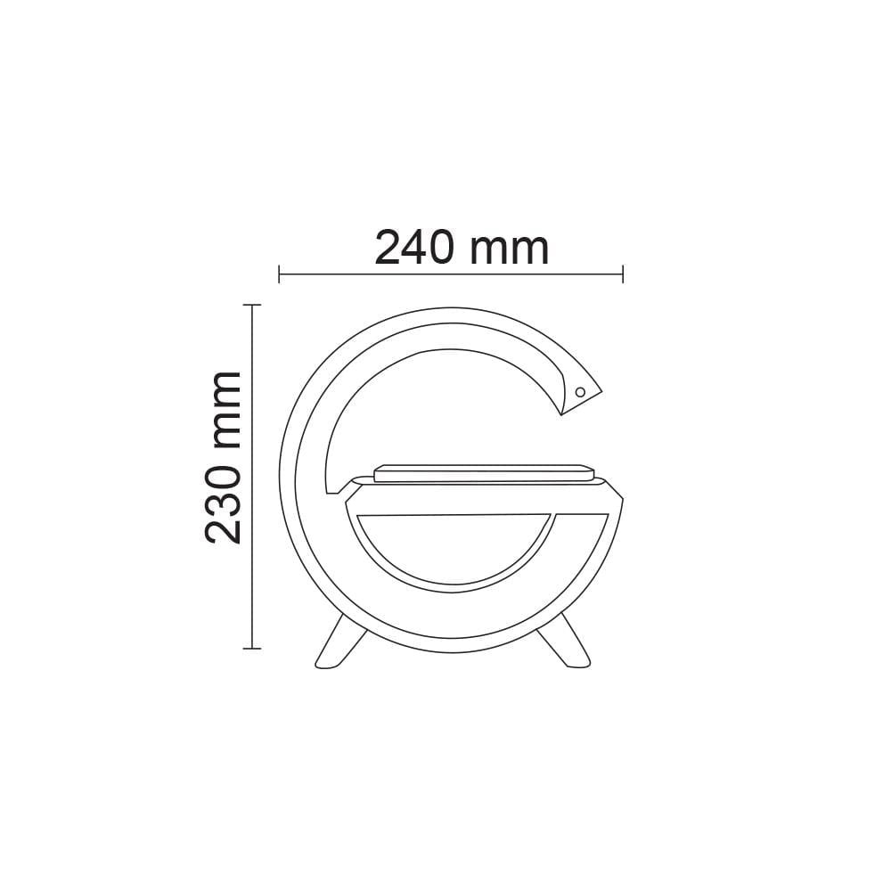 Forlife Fl-8093 Kablosuz Şarj Özellikli Bluetooth Hoparlörlü Masa Lambası