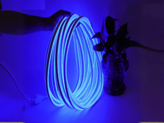 12 Volt Mavi Neon Şerit Led