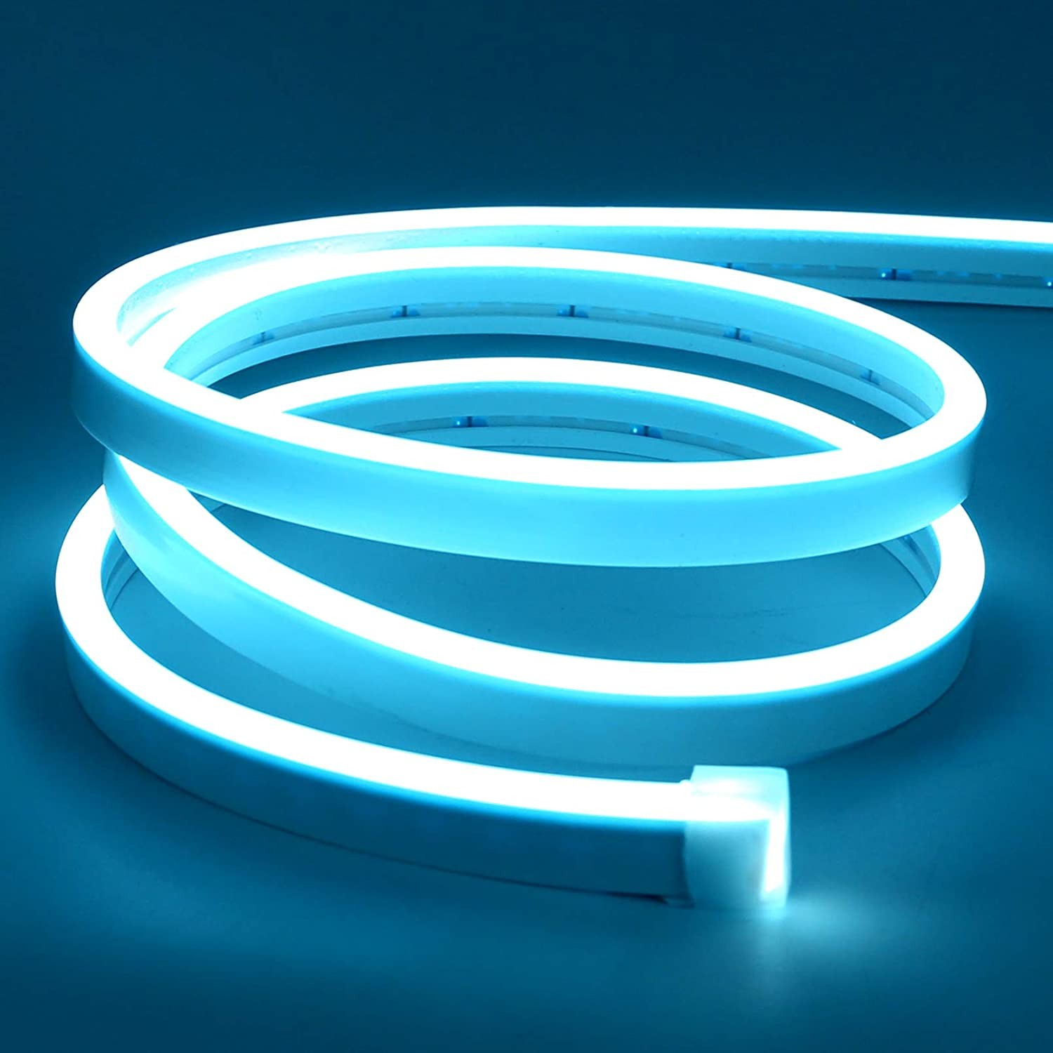 12 Volt Buz Mavisi Neon Şerit Led