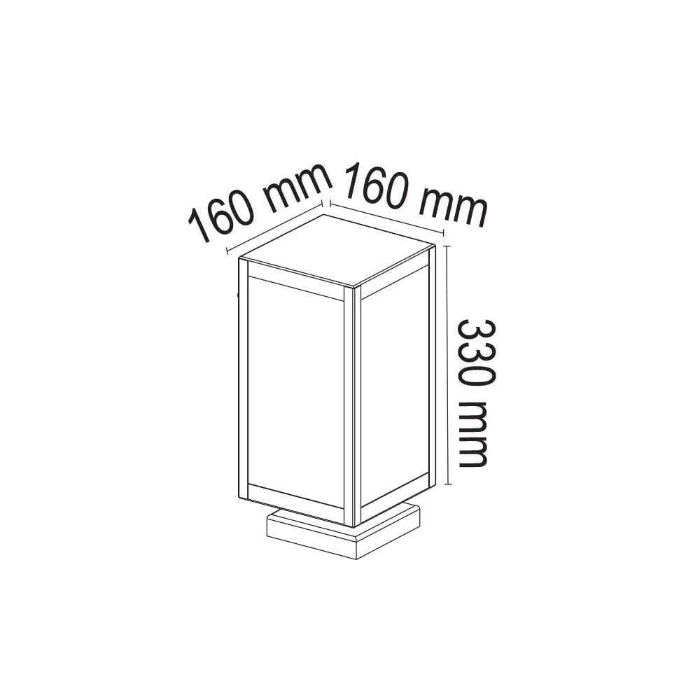 Forlife Dış Mekan Alüminyum Duvar Apliği Fl-1663