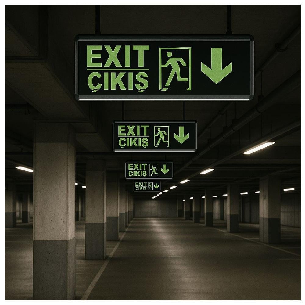 Exit Acil Çıkış Armatürü 3W Fl-9002