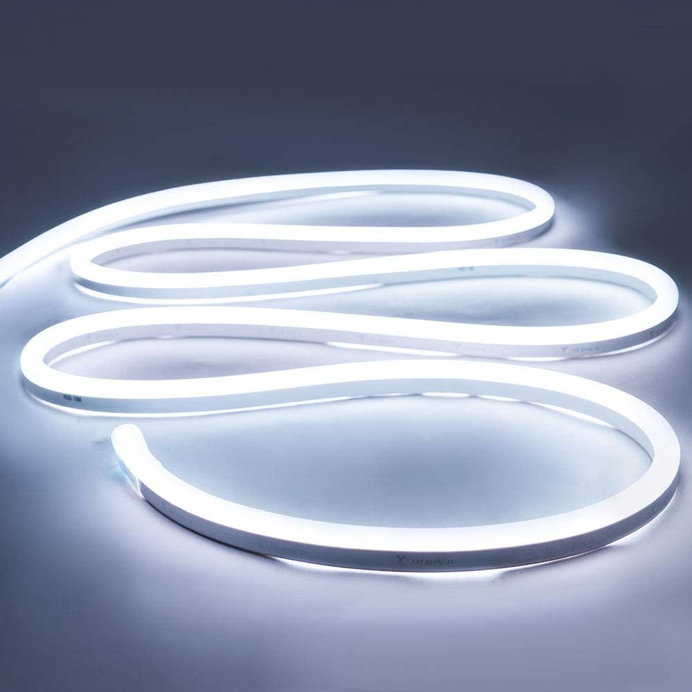 12 Volt Beyaz Neon Şerit Led