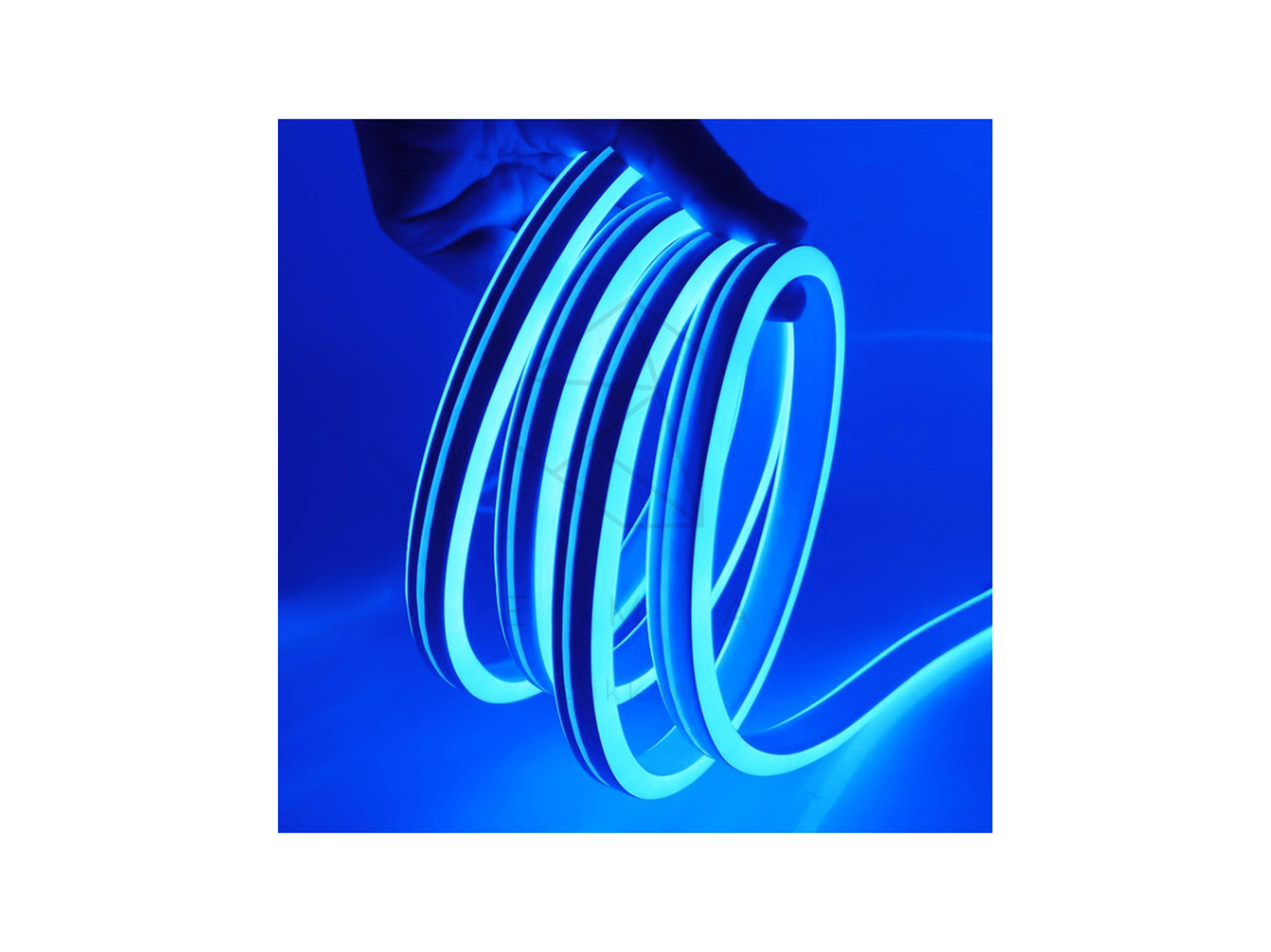 220 Volt Mavi Neon Şerit Led