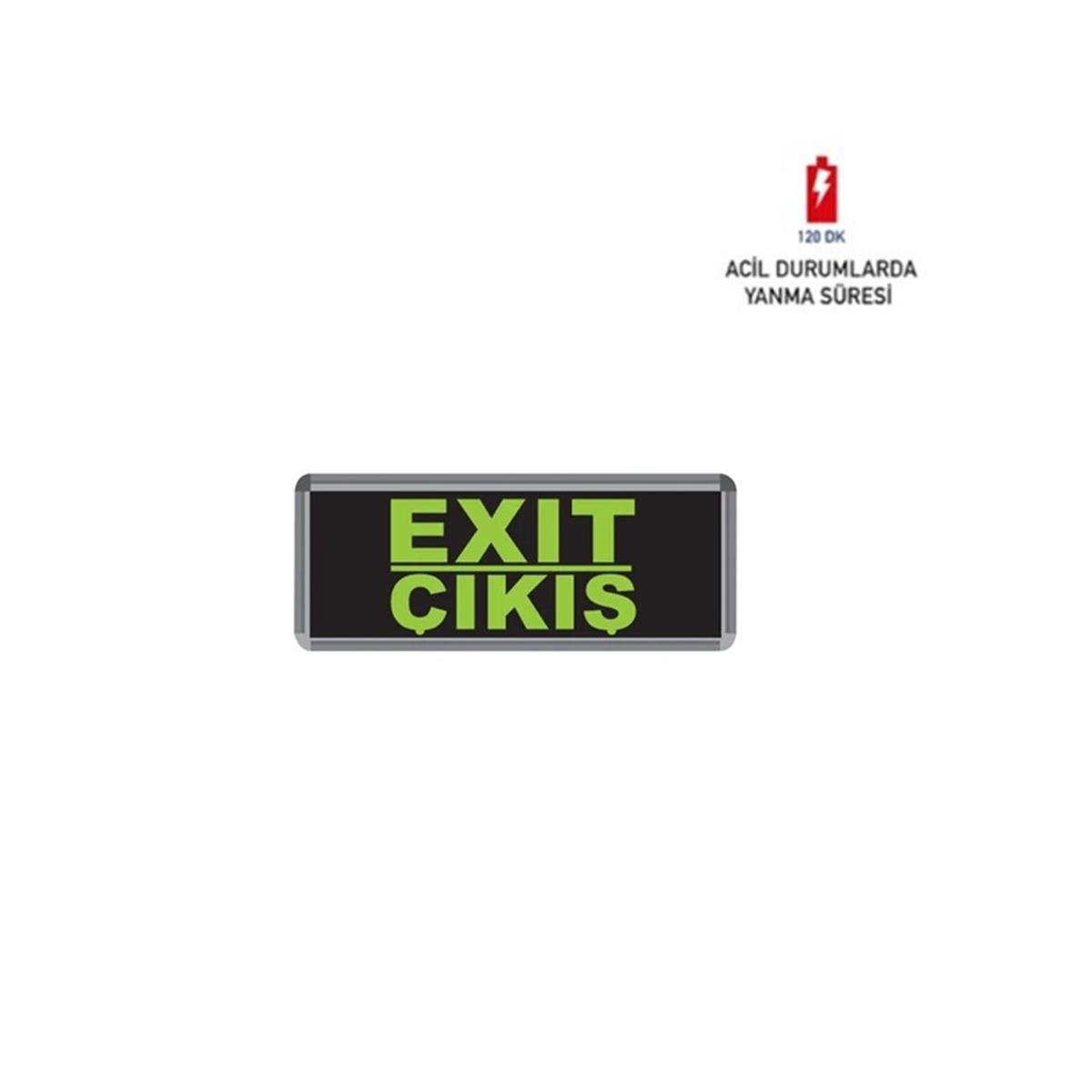 Exit Acil Çıkış Armatürü 3W Fl-9006