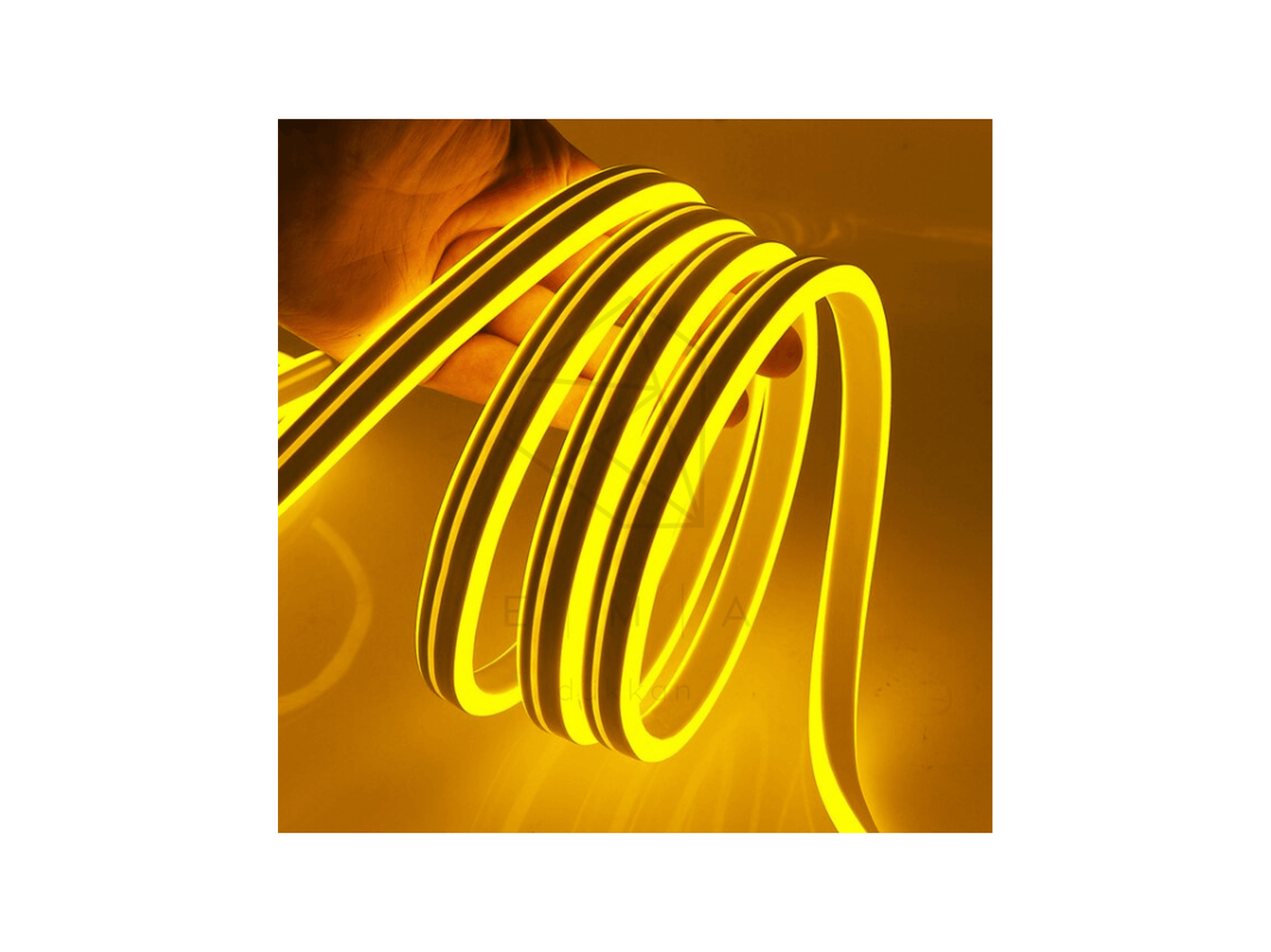 220 Volt Amber Neon Şerit Led