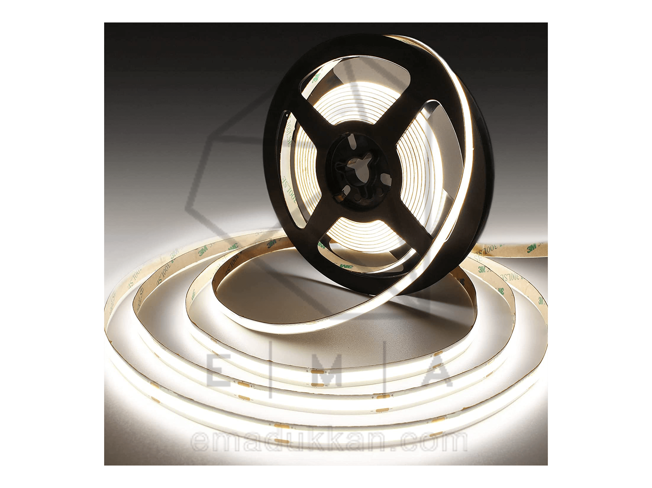 320 Ledli 12V İç Mekan COB Şerit Led - Beyaz