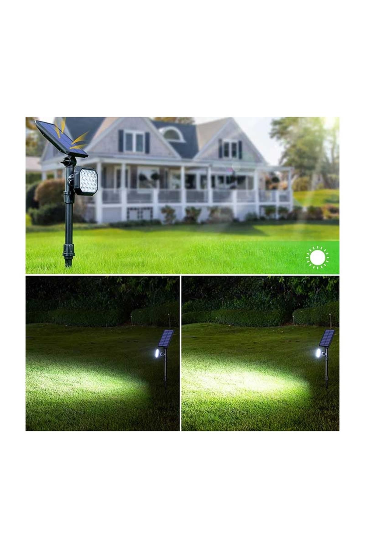 Solar Güneş Enerjili Çim Saplama 22W Fl-3124