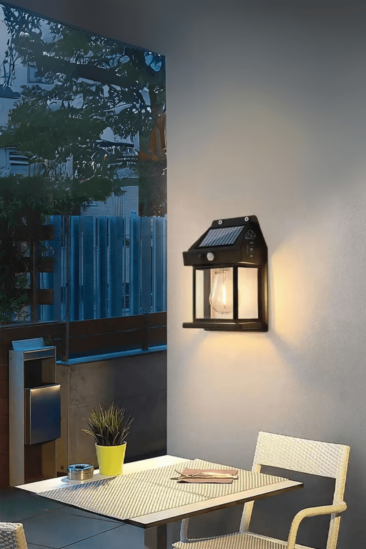 12W Solar Dekoratif Bahçe Armatürü