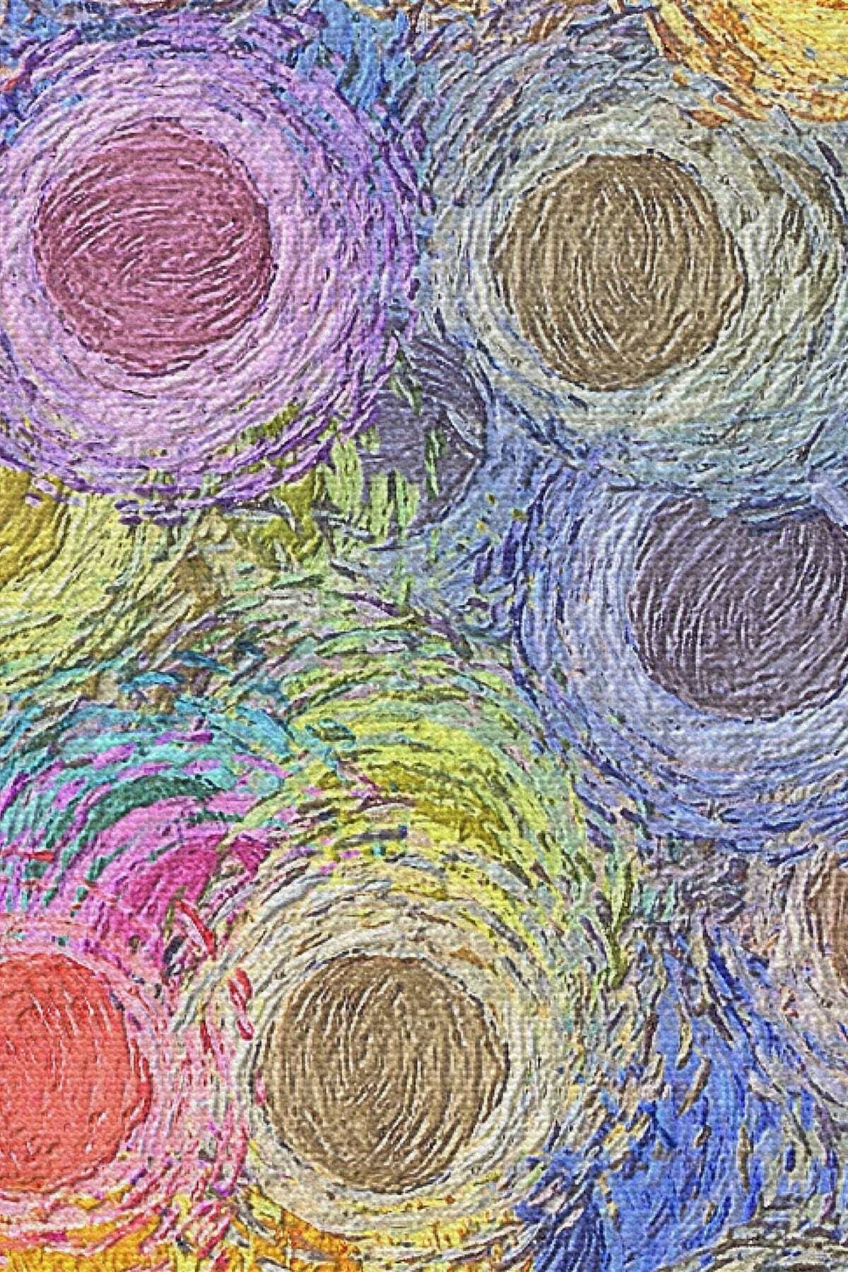 Soyut Modern Sanat Dekoratif Kanvas Duvar Tablosu