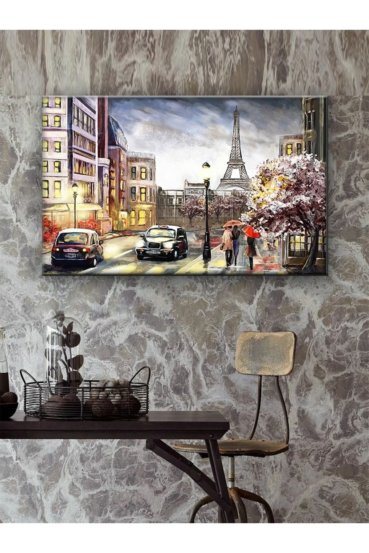 Nostalji Paris Sokak Görünümü