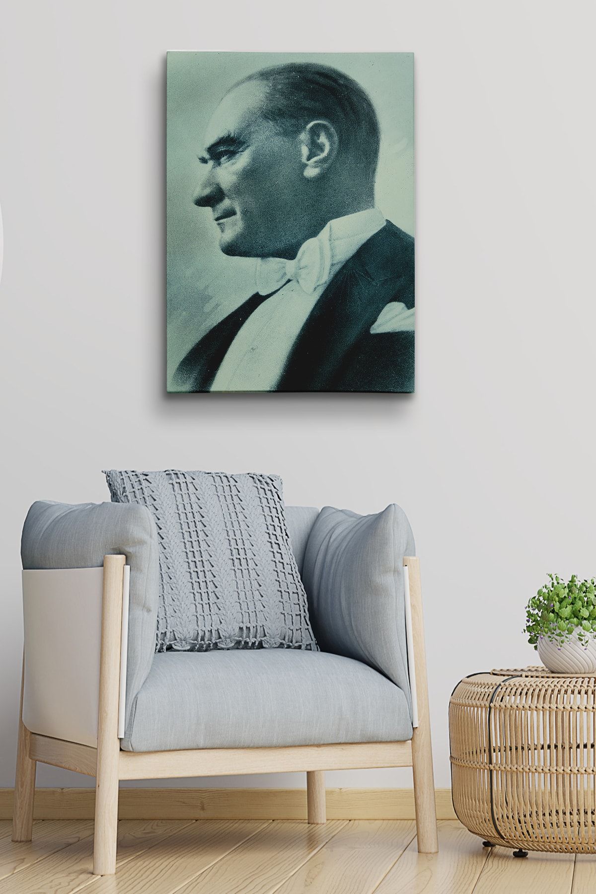 Atatürk Kanvas Tablo Dekoratif Atatürk Portre Tablo 277