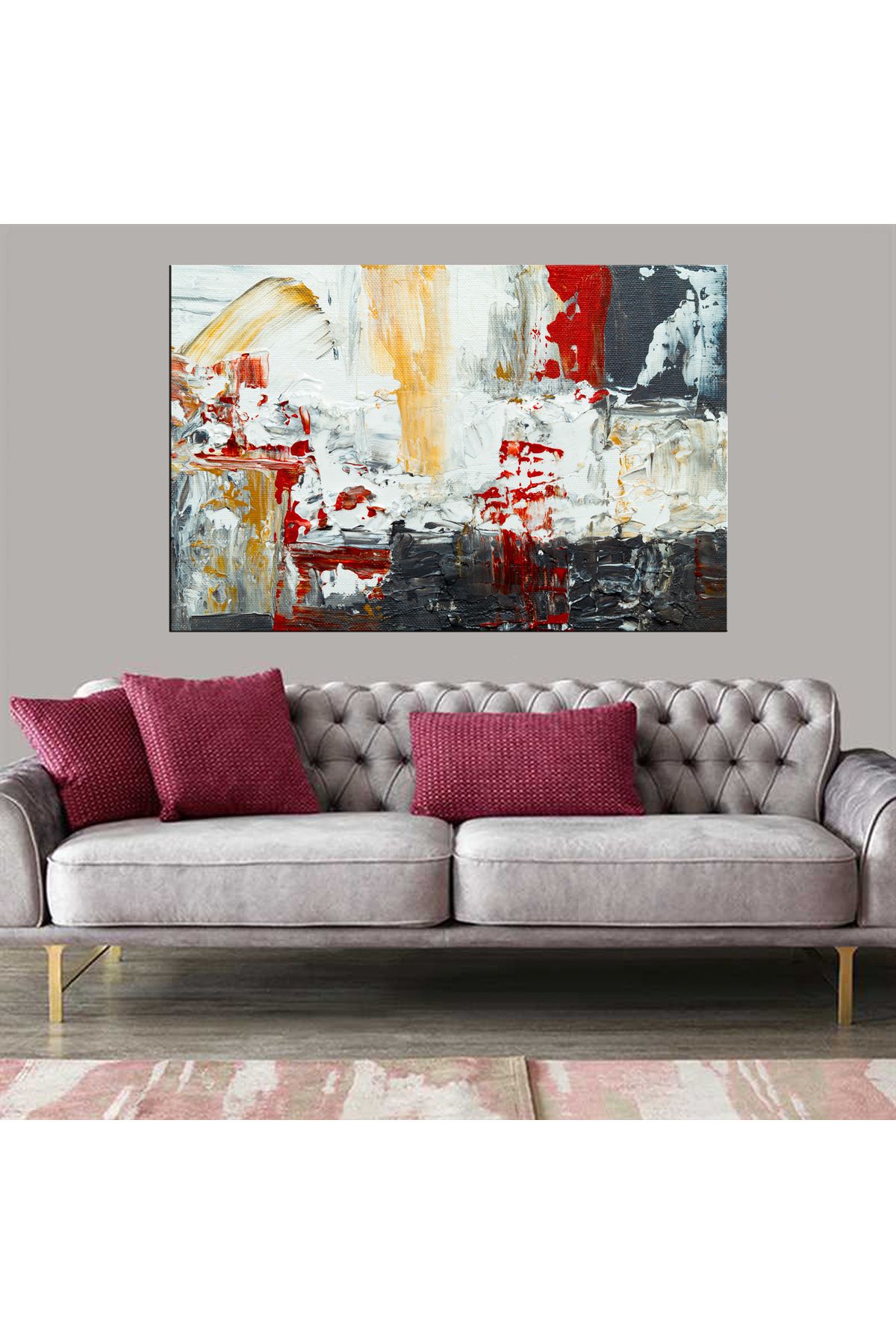 Dekoratif Baskı Pop Art Kanvas Tablo