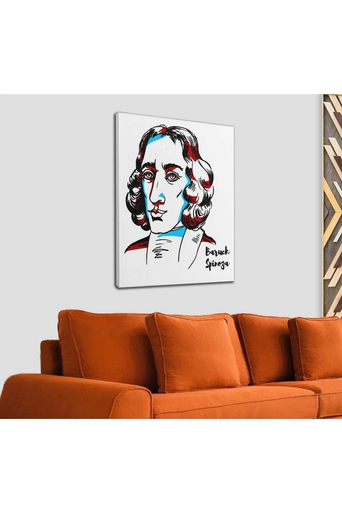 Baruch Spinoza Dekoratif Kanvas Tablo 1236