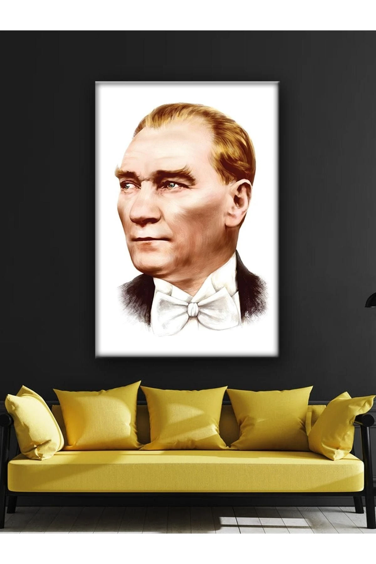 Atatürk Kanvas Tablo Dekoratif Atatürk Portre Tablo 50