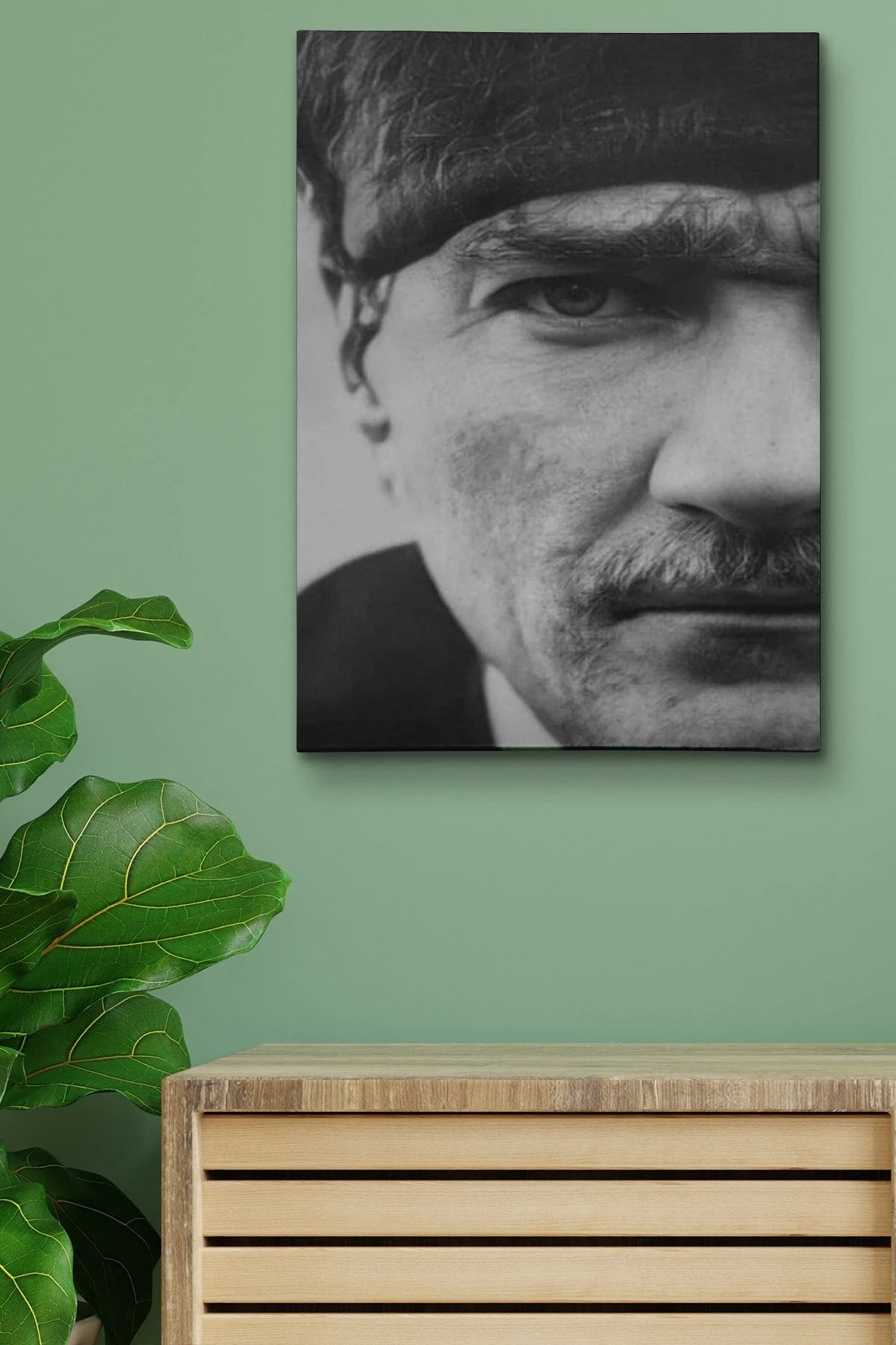 Atatürk Kanvas Tablo Dekoratif Atatürk Portre Tablo 215