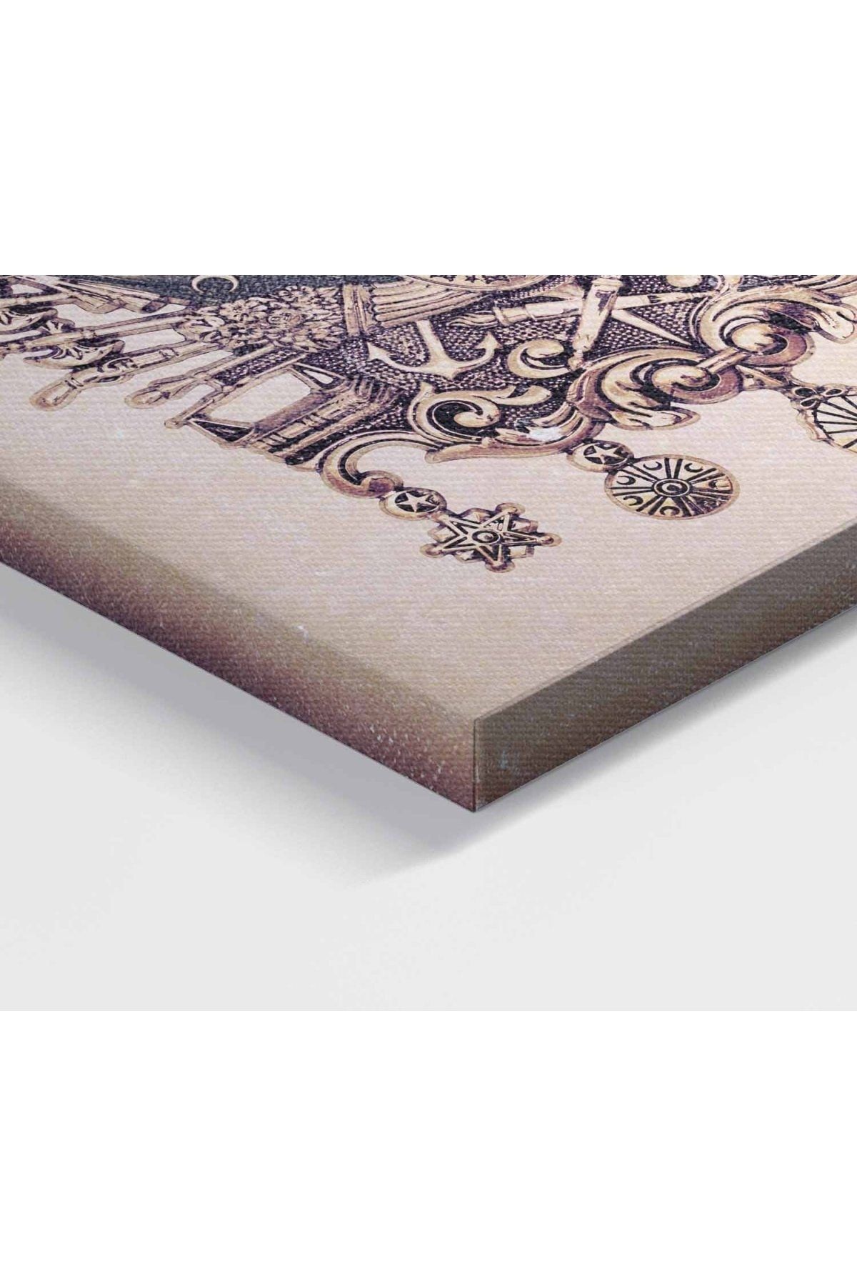 Osmanlı Tuğrası Dekoratif Kanvas Tablo 1060