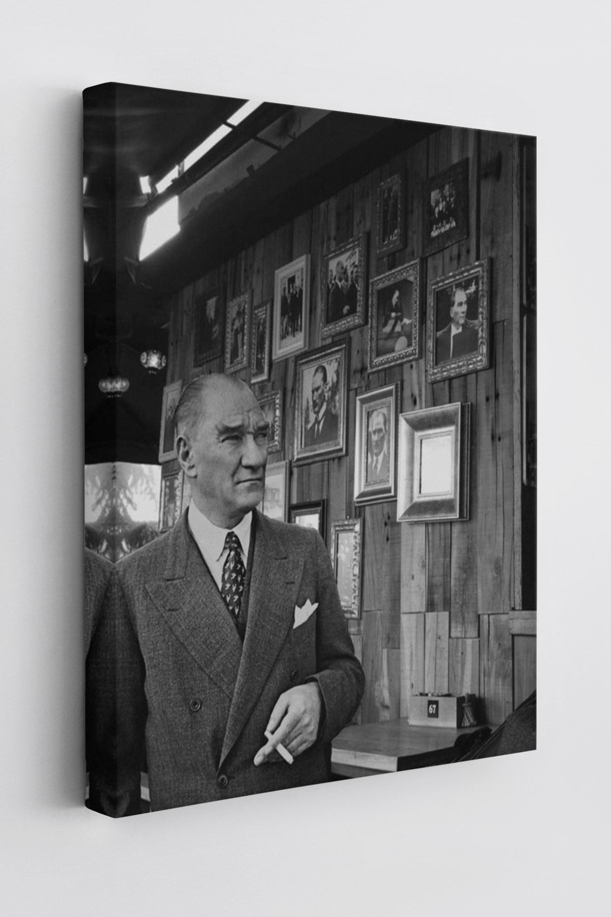 Atatürk Kanvas Tablo Dekoratif Atatürk Portre Tablo 198