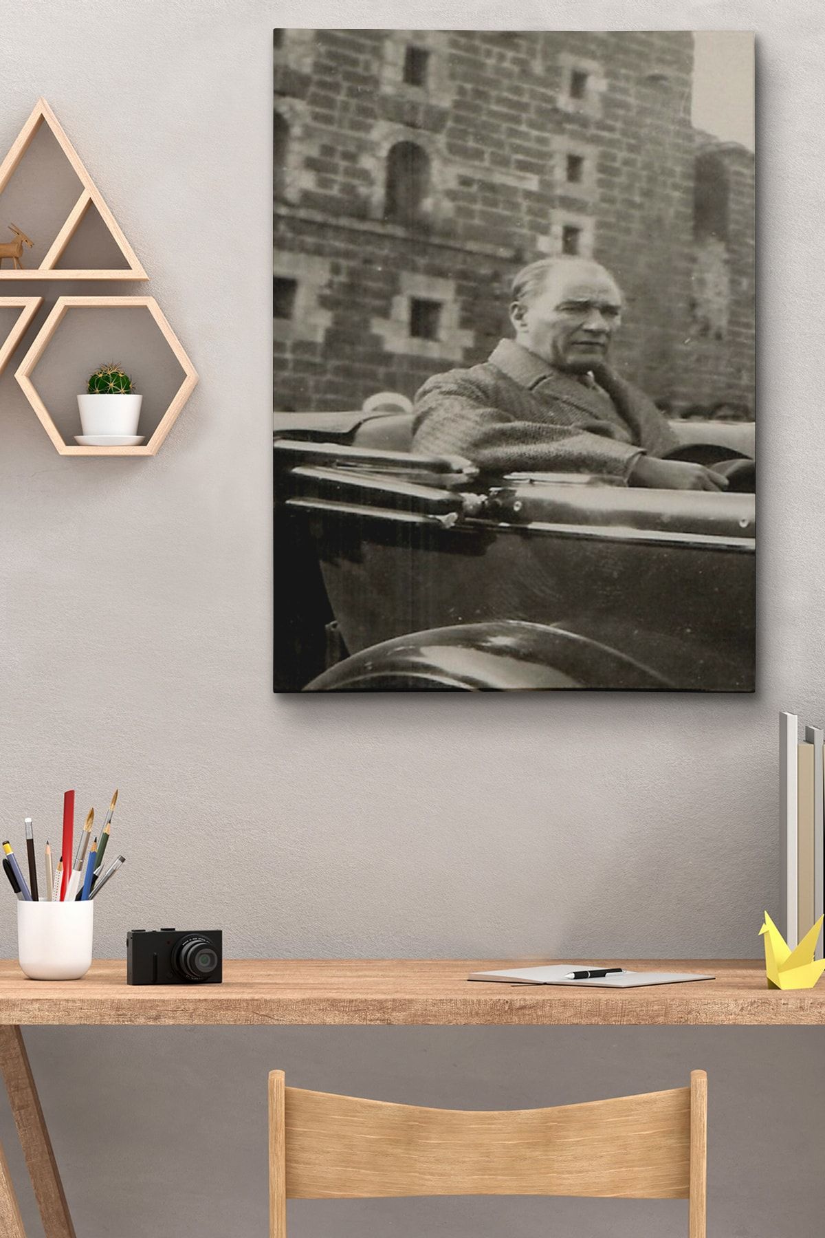 Atatürk Kanvas Tablo Dekoratif Atatürk Portre Tablo 217