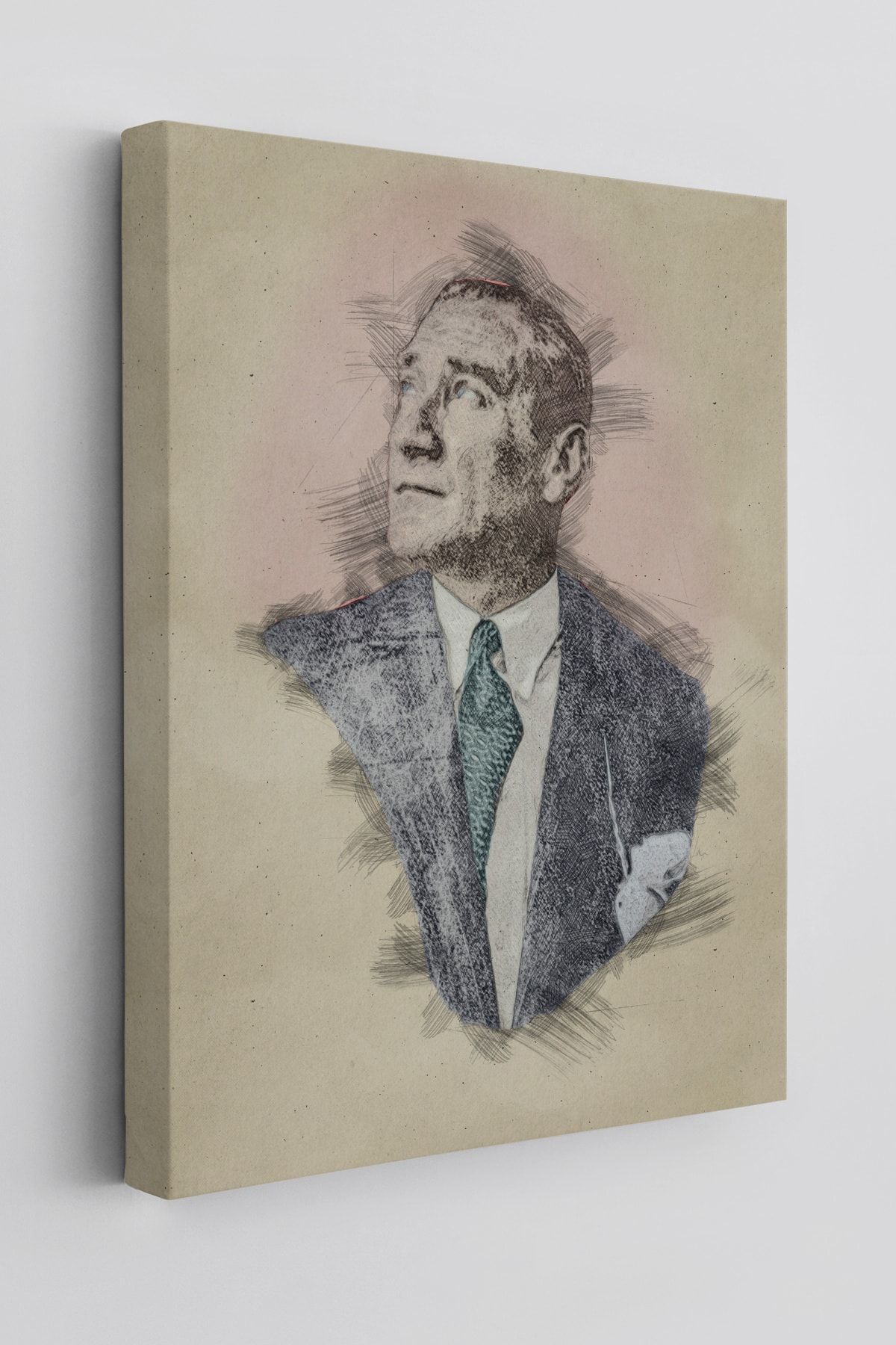 Atatürk Kanvas Tablo Dekoratif Atatürk Portre Tablo 117
