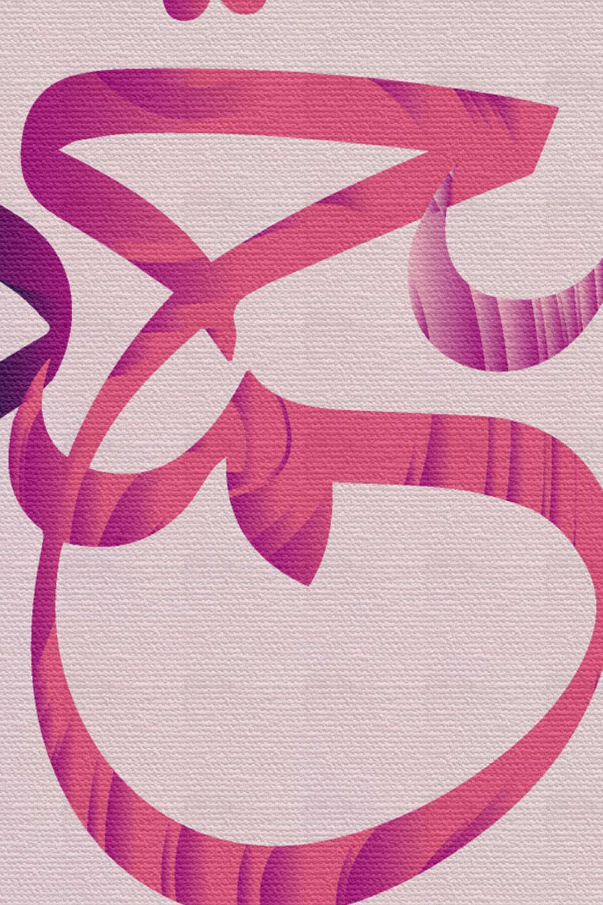 Sallallahu Aleyhi Ve Sellem Yazılı Dekortif Kanvas Tablo