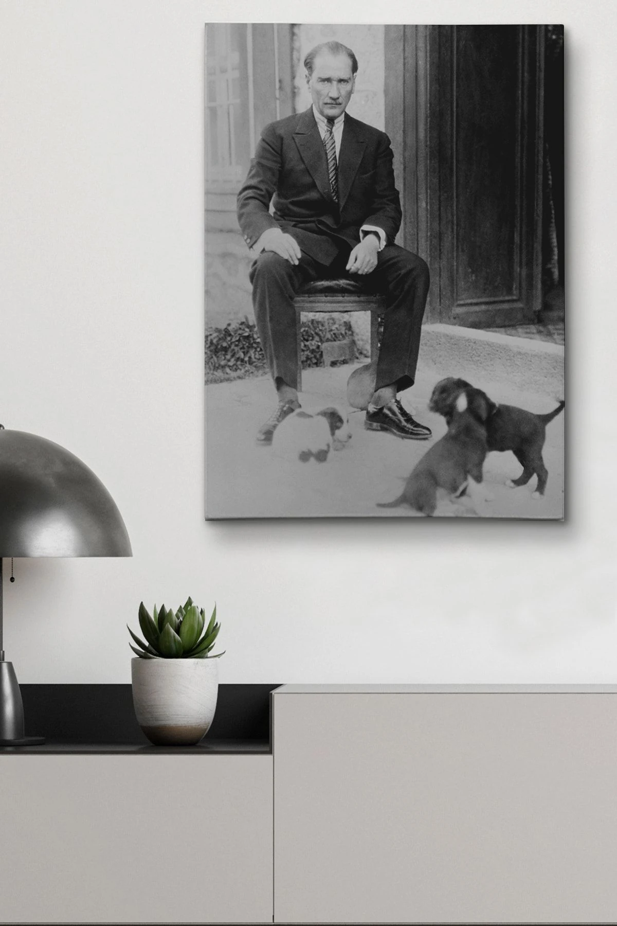 Atatürk Kanvas Tablo Dekoratif Atatürk Portre Tablo 109