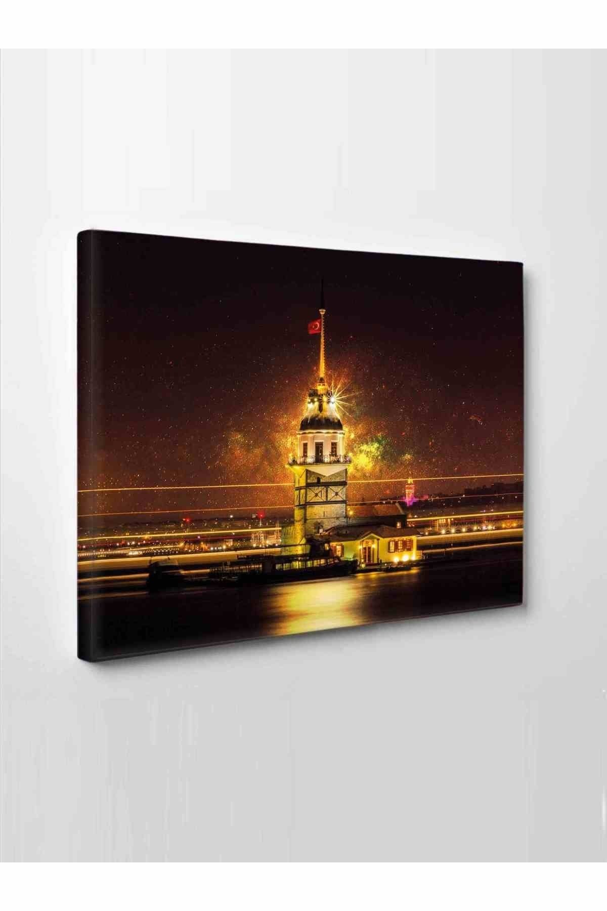 Kız Kulesi Gece Görünüm Tablosu