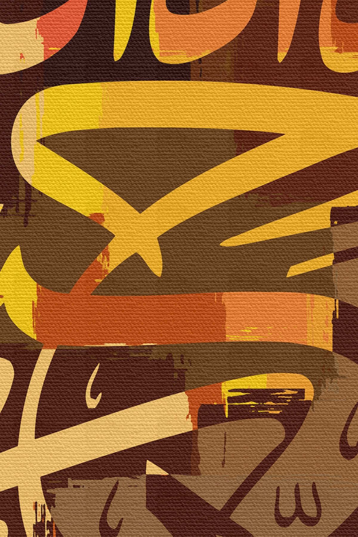 O Halde Rabbinin Hangi Nimetini Yalanlıyorsun Yazılı Dekoratif Kanvas Tablo