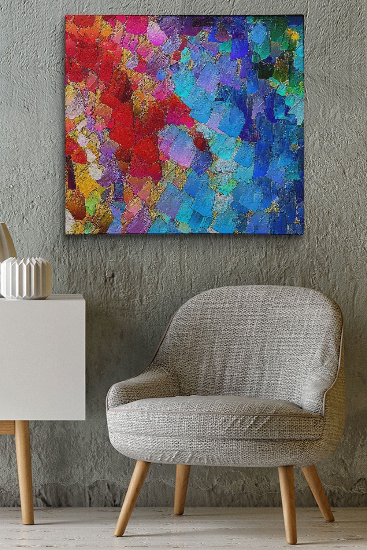 Kalp Isırığı Dekoratif Kanvas Duvar Tablosu