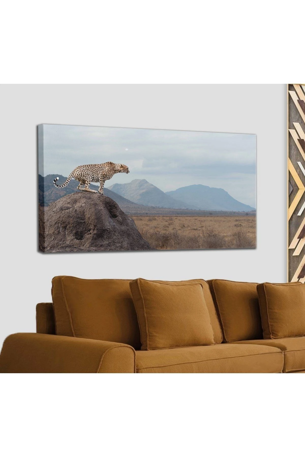 Leopar Dekoratif Kanvas Tablo 1127