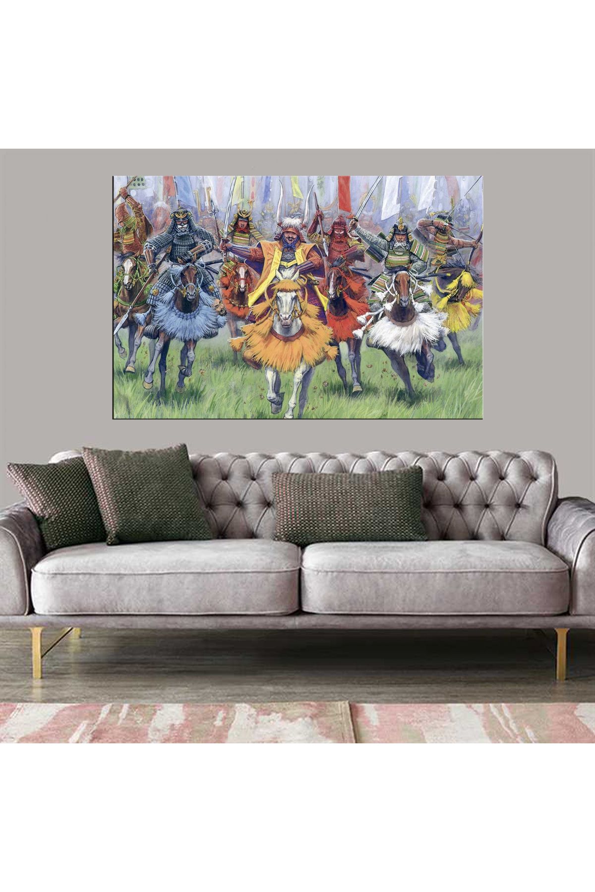 Dekoratif Baskı Yerliler Kanvas Tablo