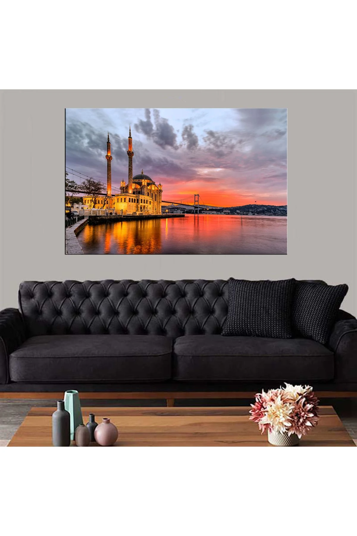 Dekoratif Baskı İstanbul Cami Kanvas Tablo