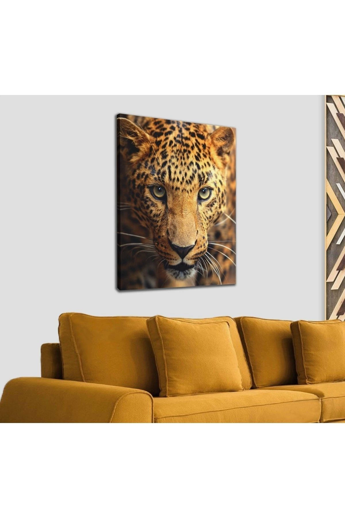 Leopar Dekoratif Kanvas Tablo 1182