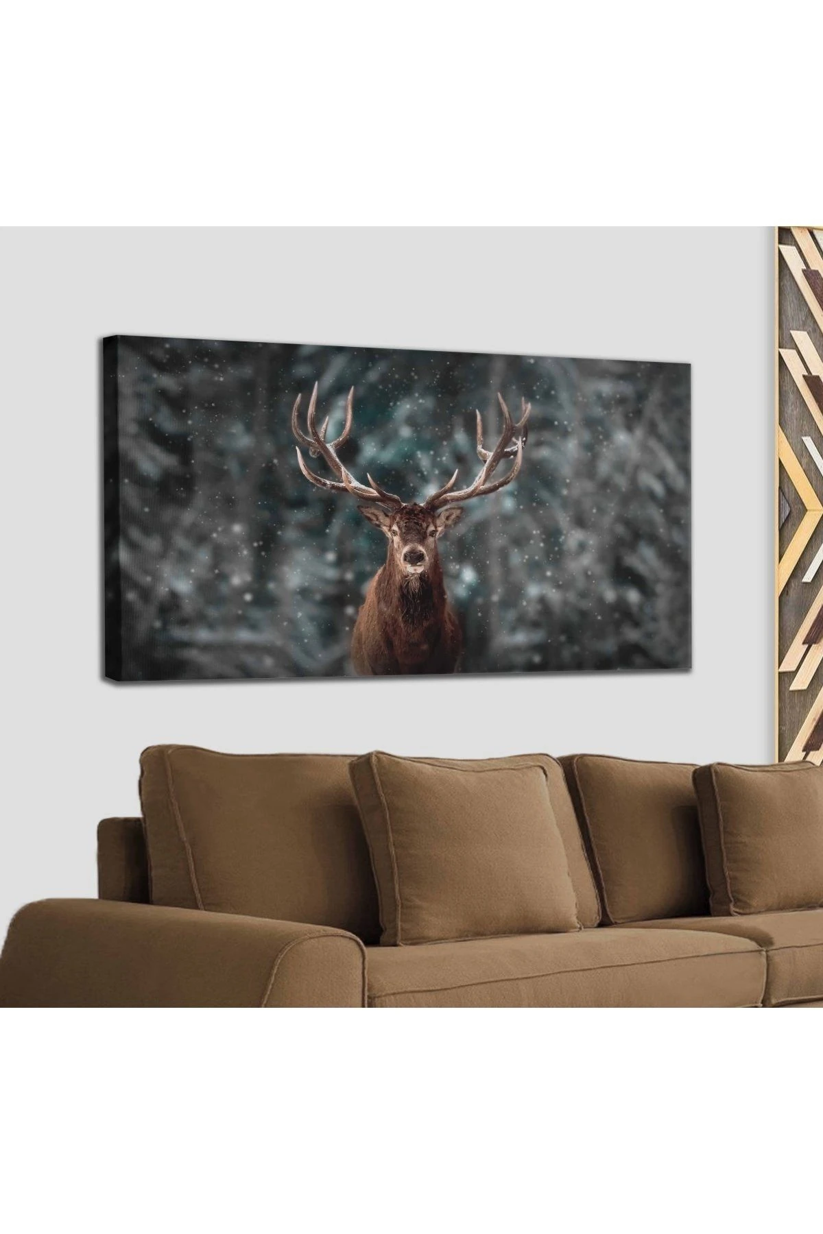 Geyik Dekoratif Kanvas Tablo 1164