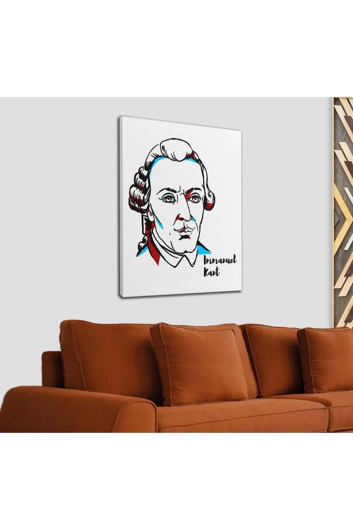 Immanuel Kant Dekoratif Kanvas Tablo 1239