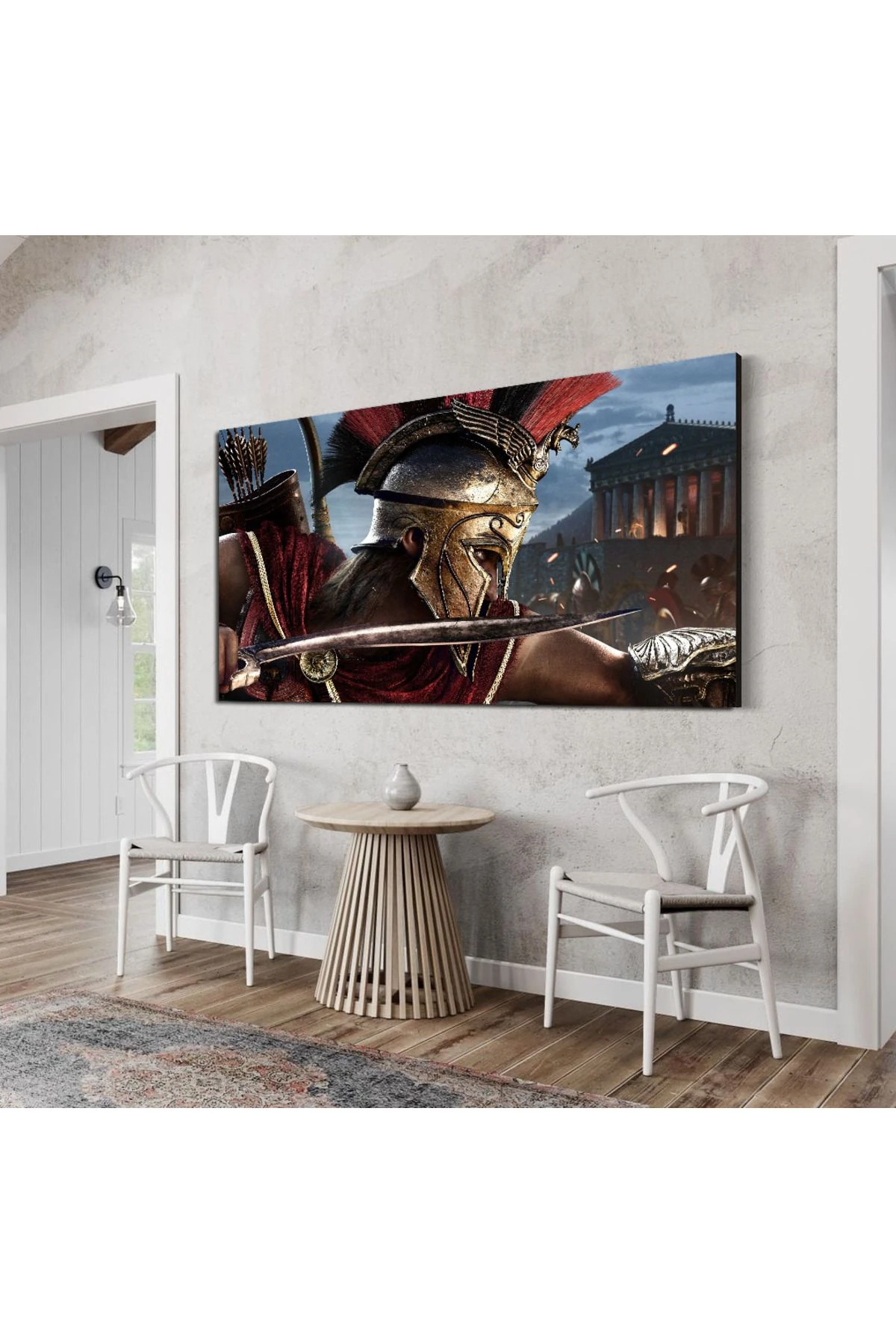 Dekoratif Baskı Gladyatör Kanvas Tablo