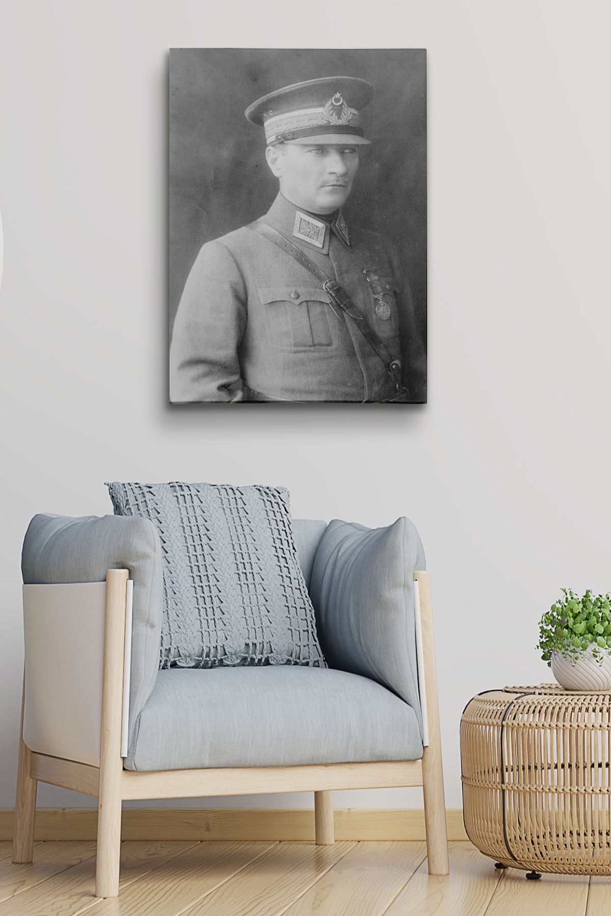 Atatürk Kanvas Tablo Dekoratif Atatürk Portre Tablo 161