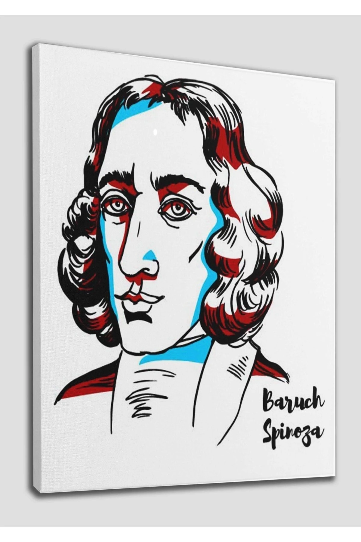 Baruch Spinoza Dekoratif Kanvas Tablo 1236