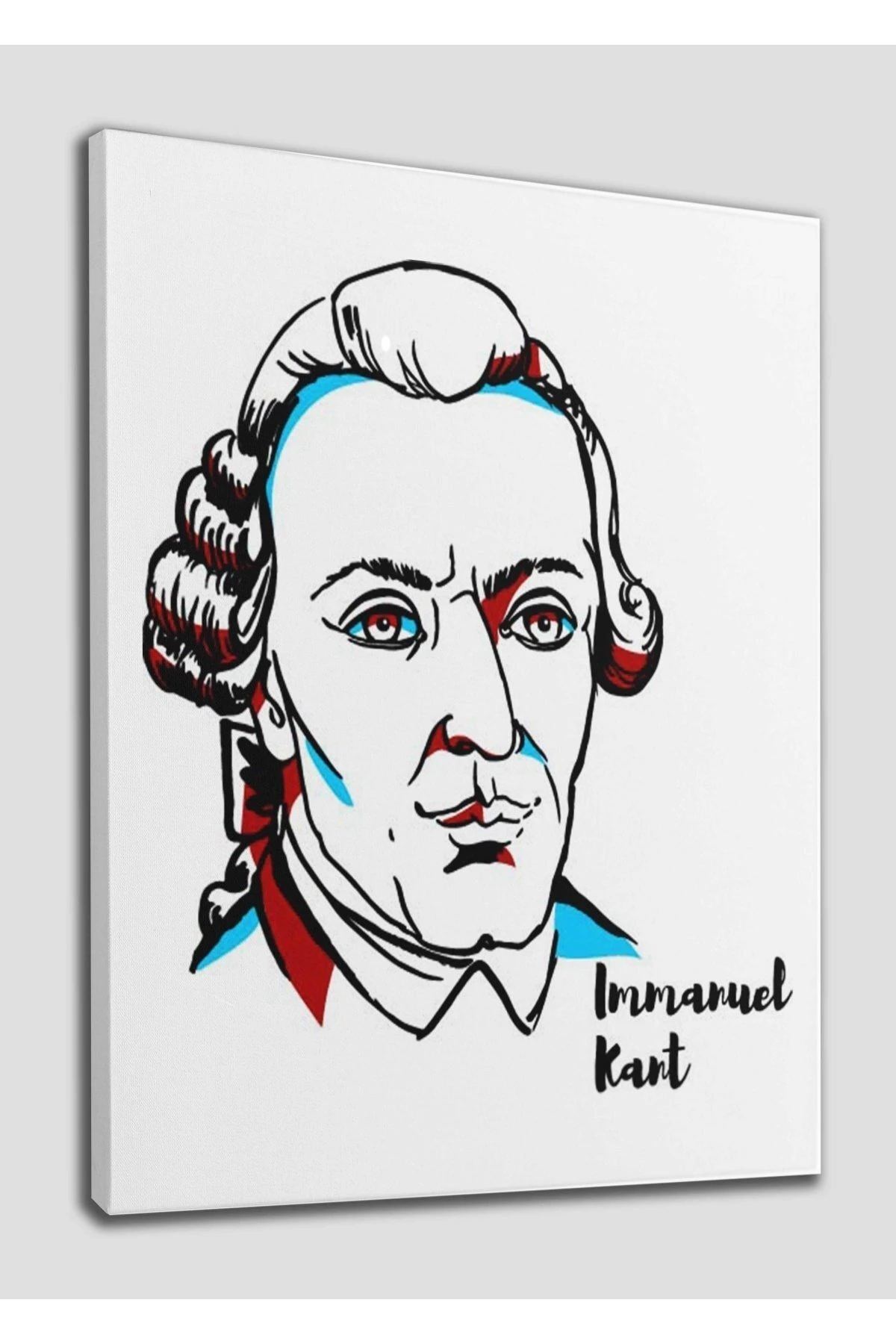 Immanuel Kant Dekoratif Kanvas Tablo 1239