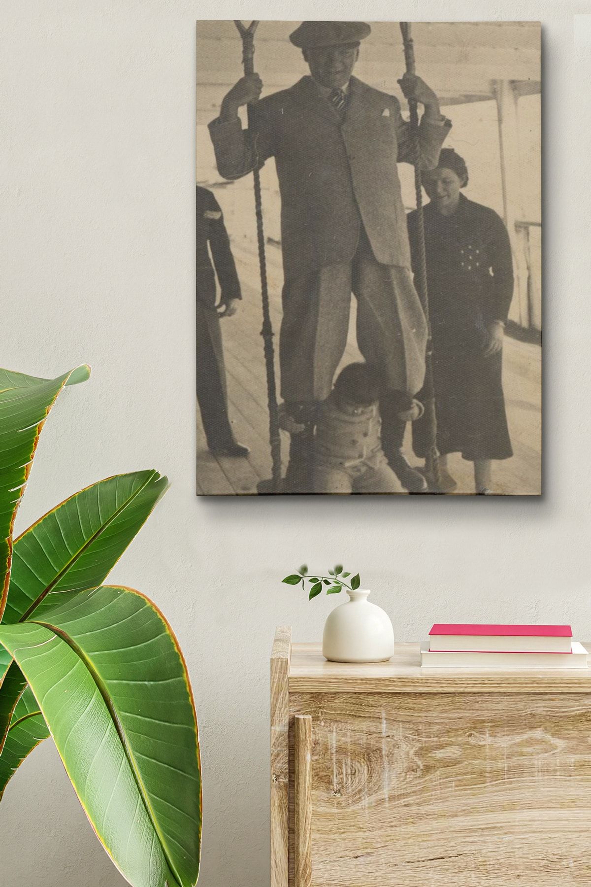 Atatürk Kanvas Tablo Dekoratif Atatürk Portre Tablo 129